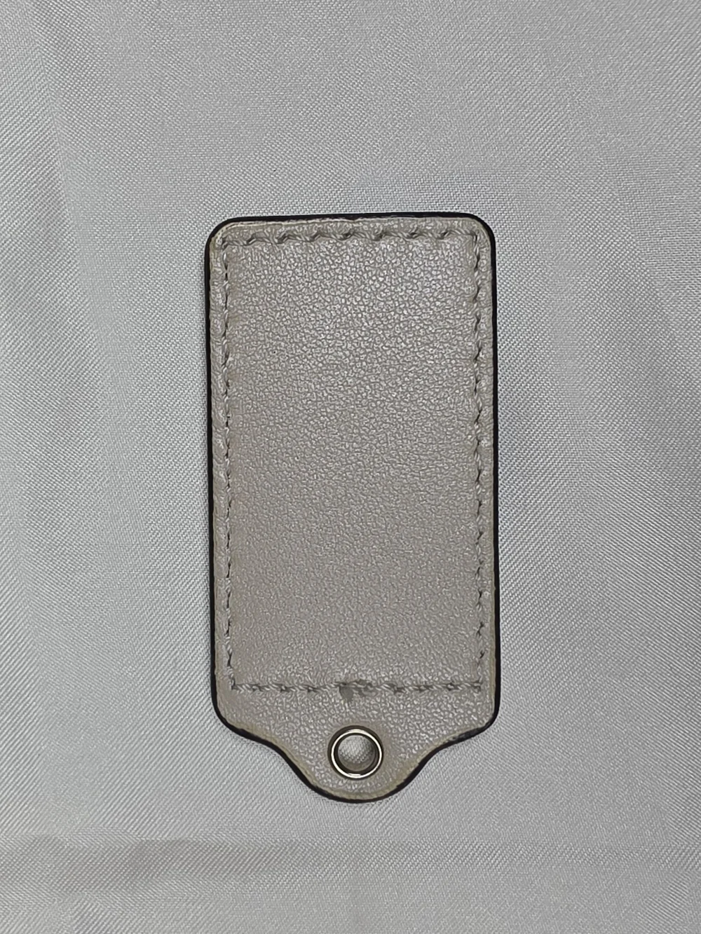 Authentic Coach Leather Hangtag Replacement Purse Charm Fob -beige (Tag Only)